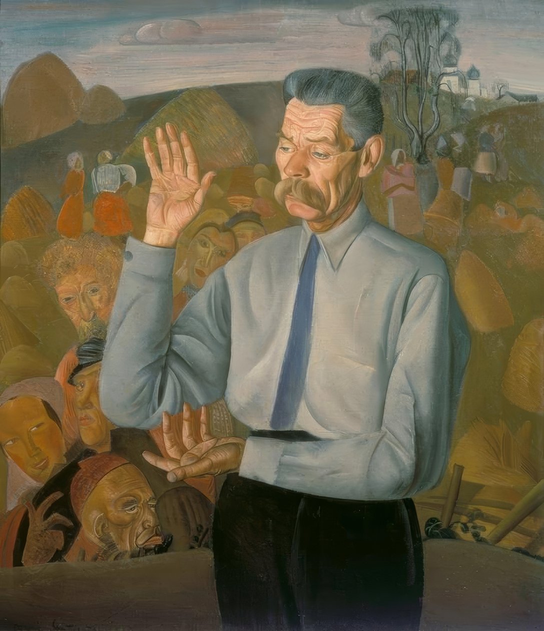 Maksim Gorkij av Boris D. Grigorjew
