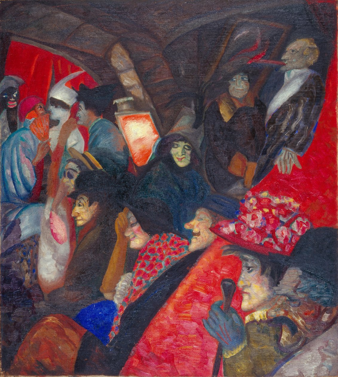 Cabaret Black Cat, 1913 av Boris Dmitrievich Grigoriev