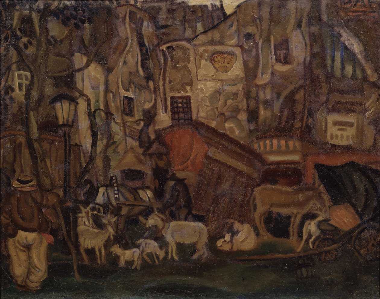 Gamle Paris, 1913 av Boris Dmitrievich Grigoriev
