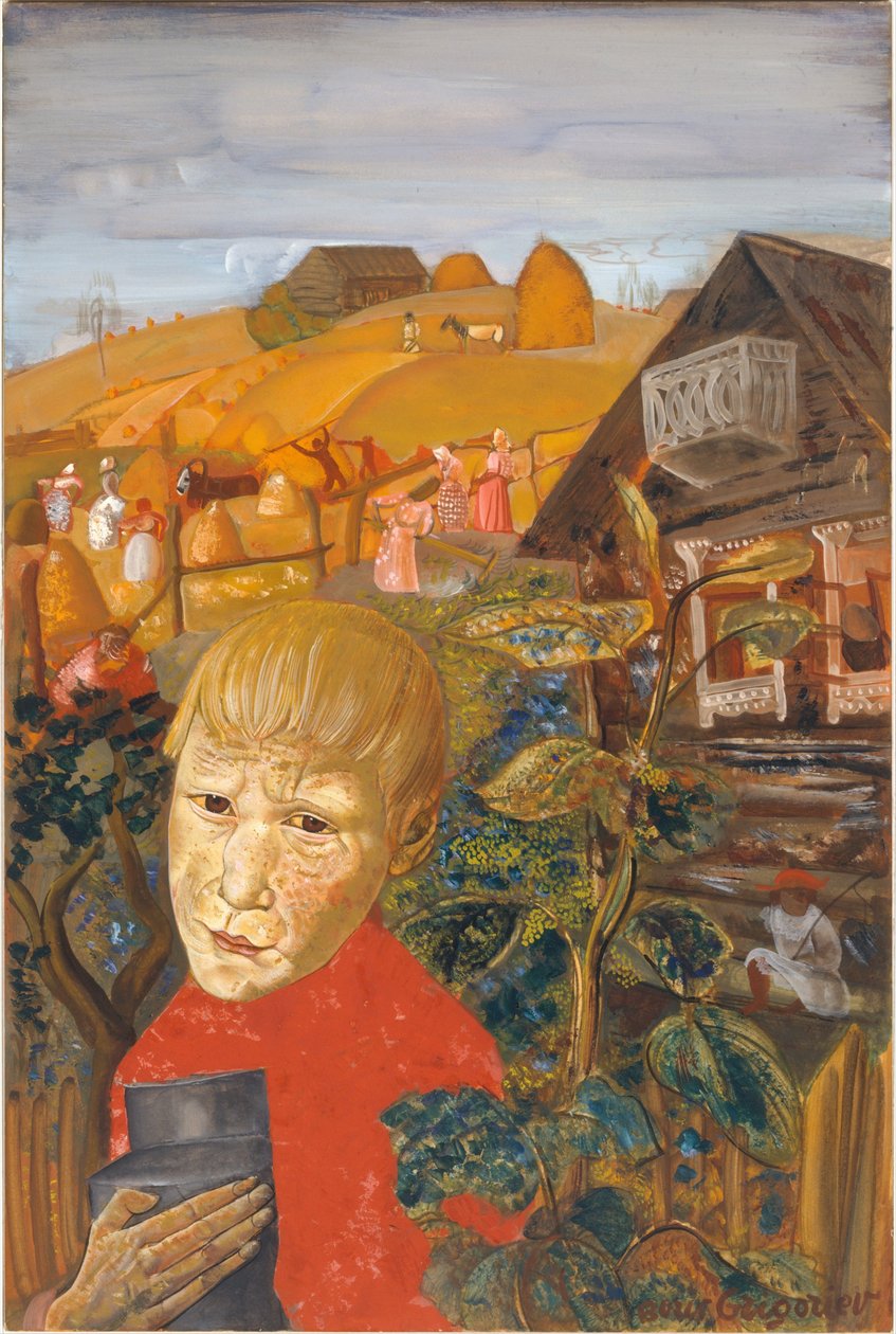 Sergei Yesenin 18951925 som ungdom, ca 1923 av Boris Dmitrievich Grigoriev