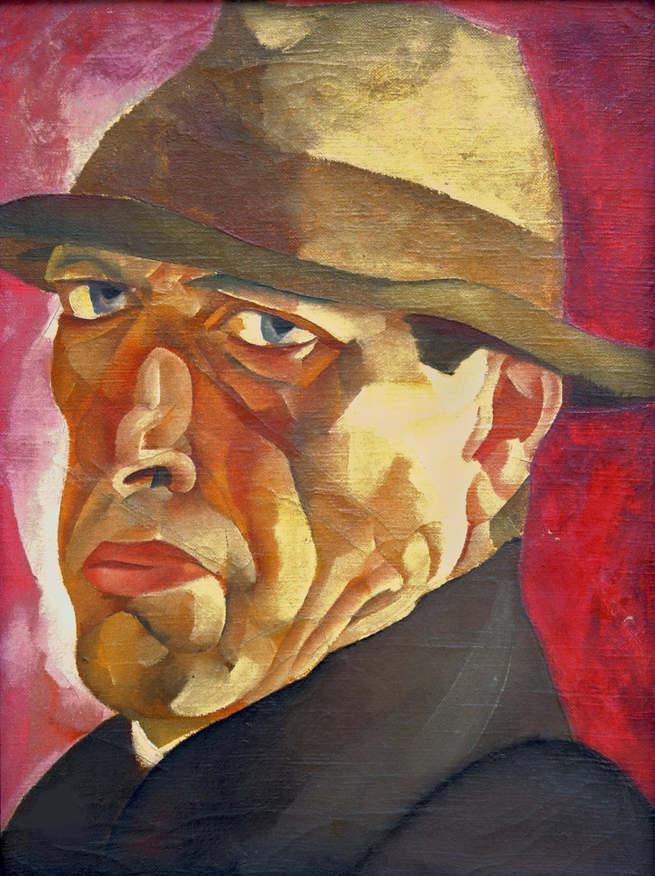 Selvportrett, ca. 1920. av Boris Dmitryevich Grigoriev