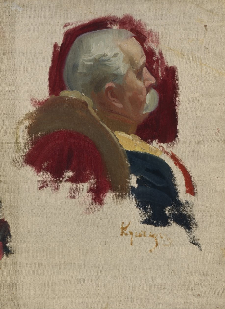 Portrett av Petr Alexandrovich Saburov 1835-1918, 1902-1903 av Boris Mikhailovich Kustodiev