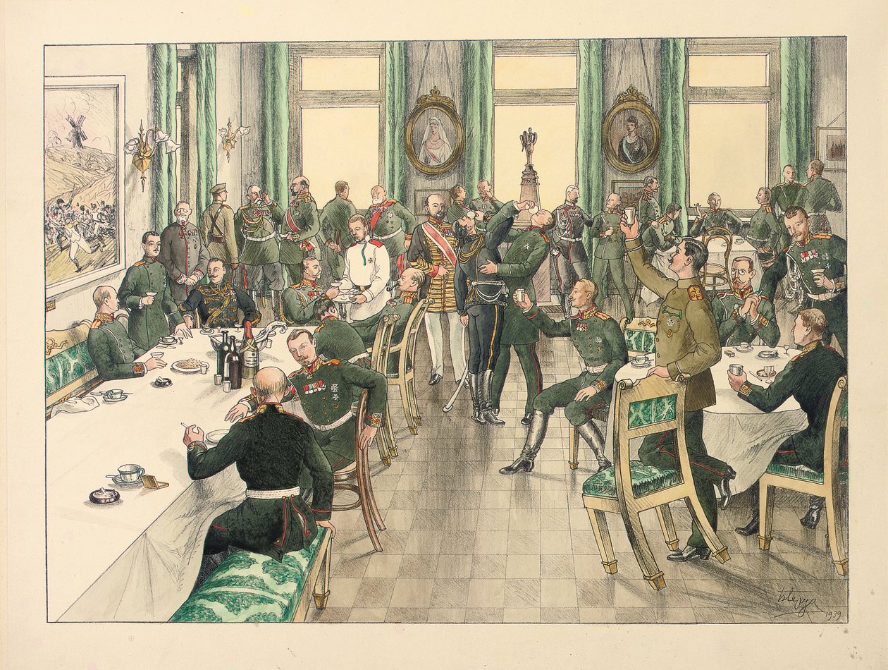 Den tradisjonelle frokosten holdt til minne om slaget ved Telish der Egerski Guards Regiment deltok 12. oktober 1877 av Boris V. de Heroys