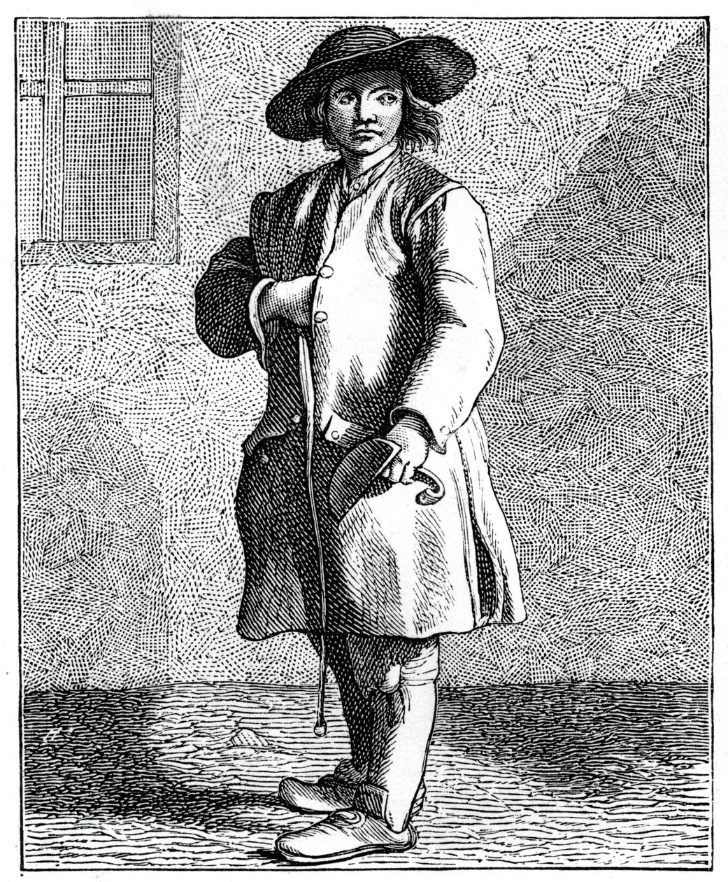 En skorsteinsfeier, 1737-1742. av Bouchardon