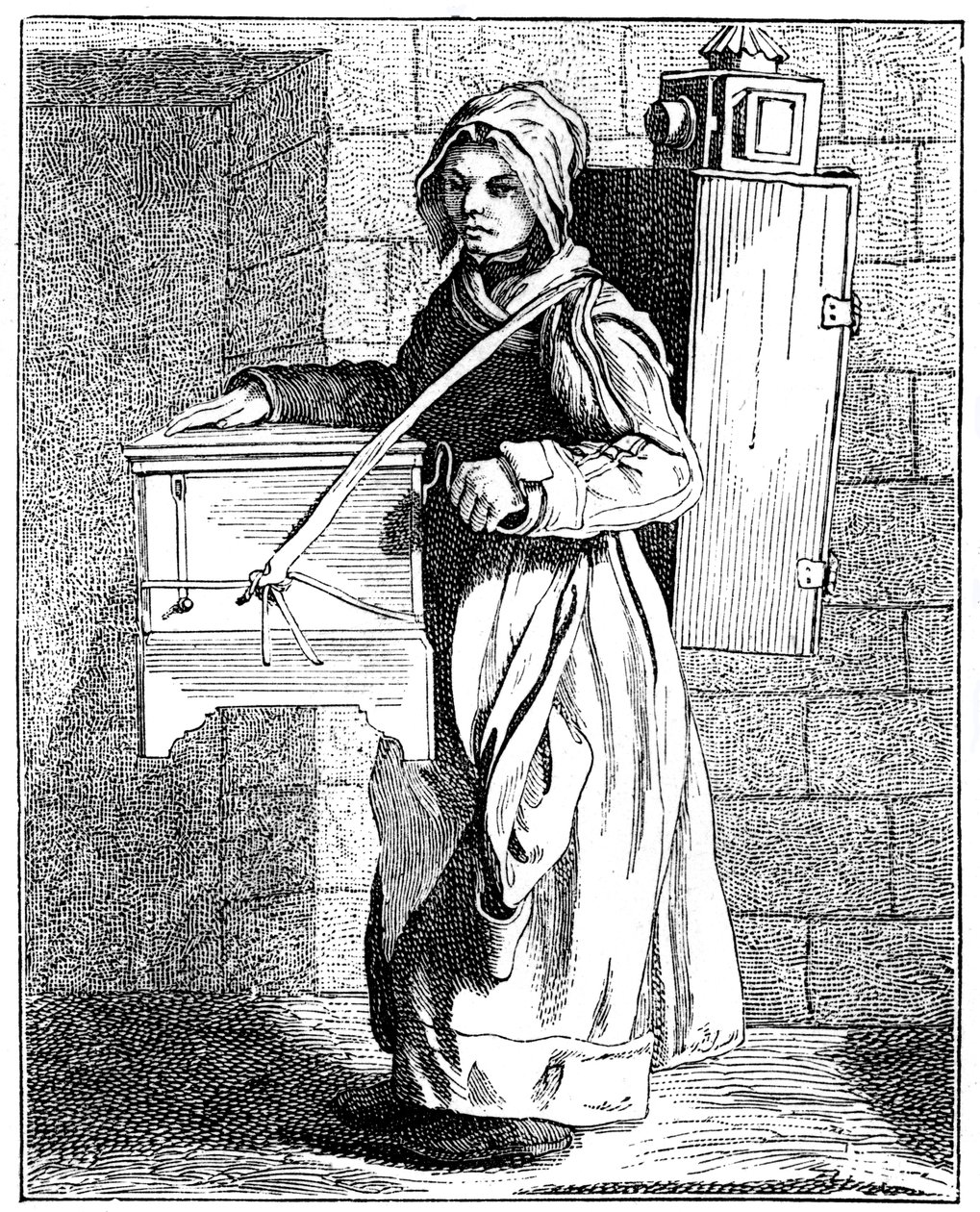 Orgelspilleren, 1737-1742. av Bouchardon