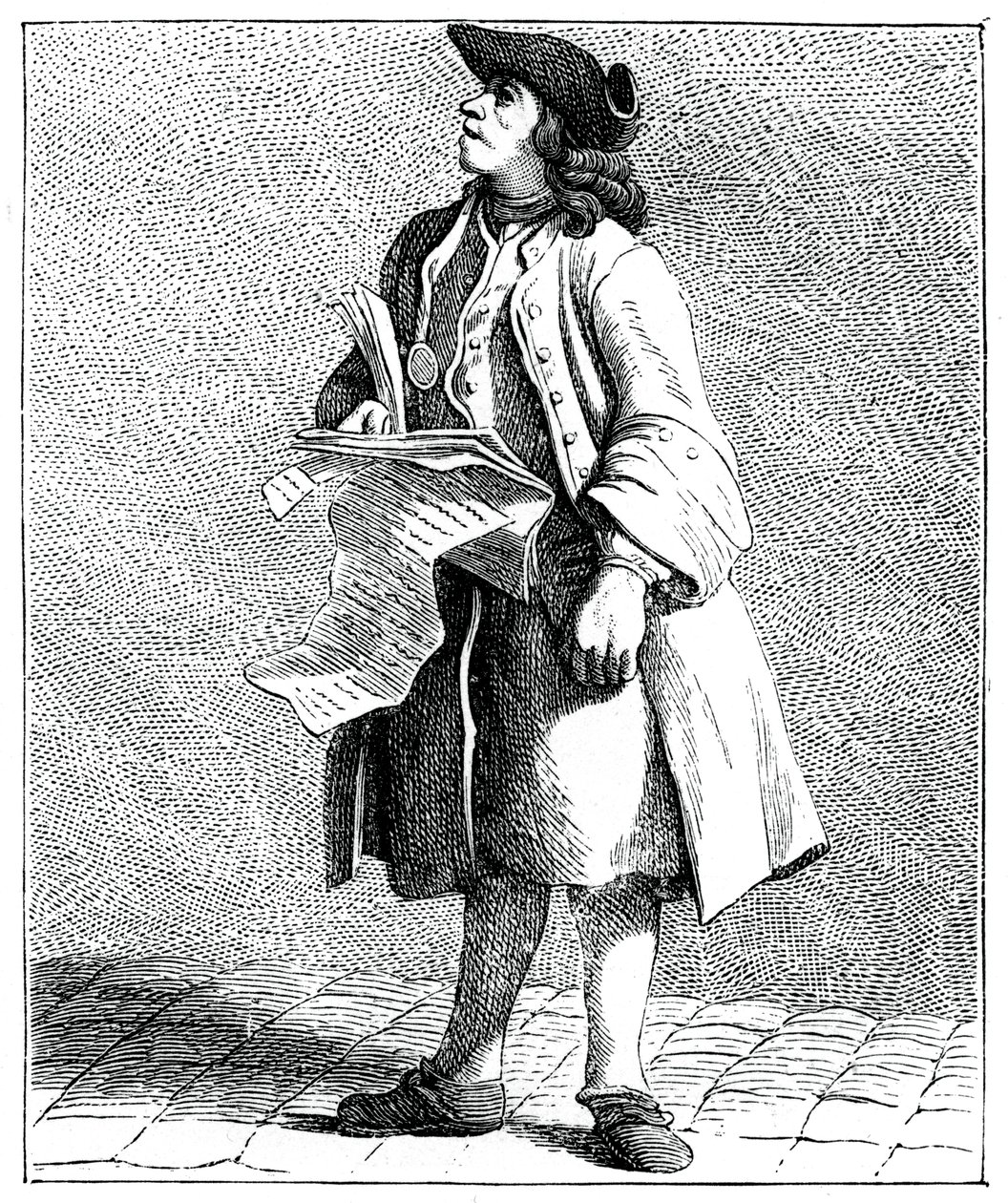 Listen over vinnerne i lotteriet!, 1737-1742. av Bouchardon