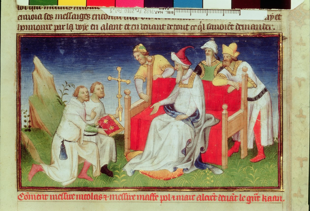 Fr 2810 f.5, Nicolo og Marco Polo før den store khanen, fra 