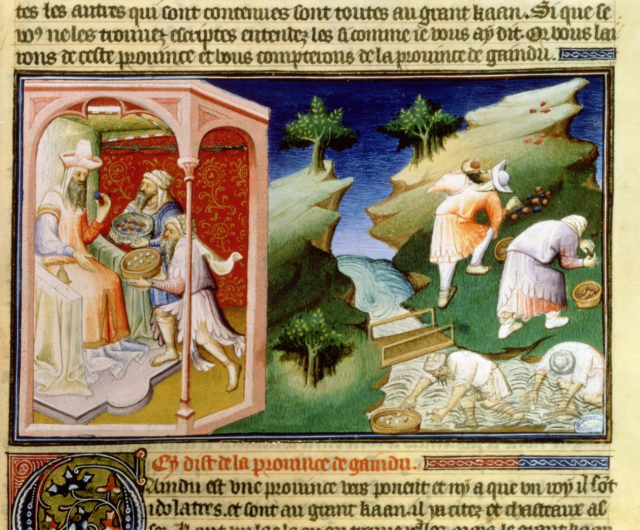 Fr 2810 f.54, Fiske etter perler og sanke turkis i Gaindu-provinsen, fra 