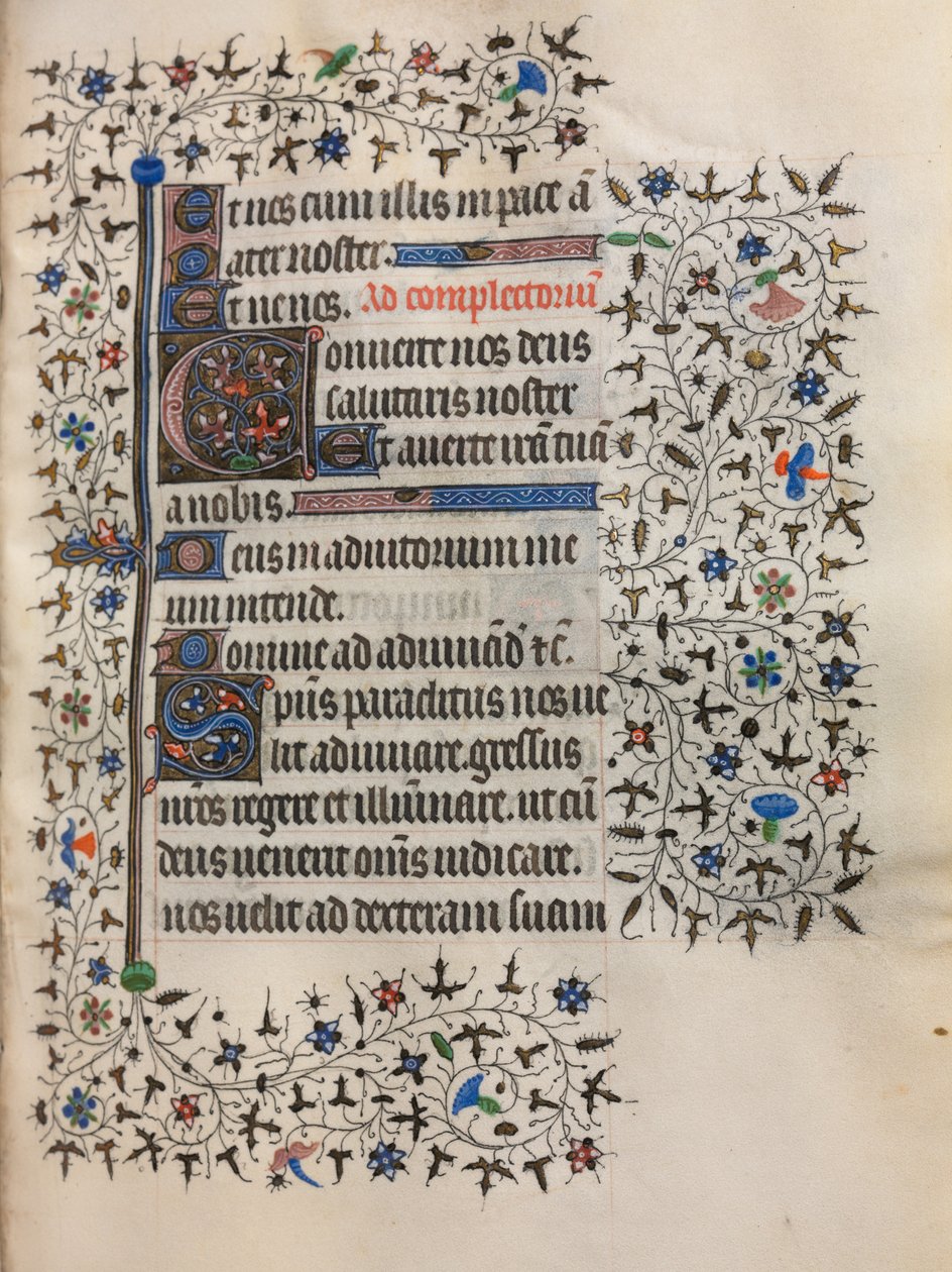 Timebok Bruk av Paris: Dekorert forbok, ca. 1420. av Boucicaut Master