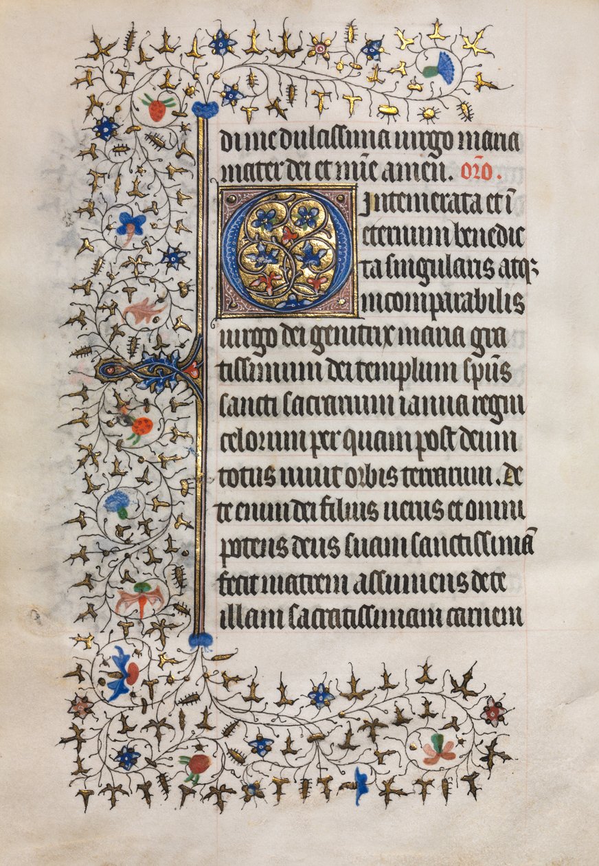 Timebok Bruk av Paris: Dekorert forbok, ca. 1420. av Boucicaut Master