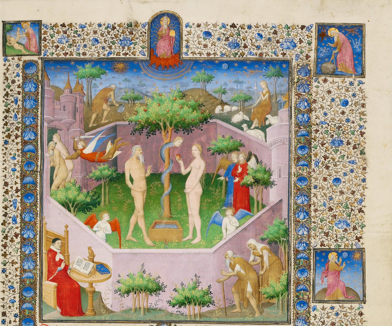 Historien om Adam og Eva, ca 1413-1415 av Boucicaut Master,