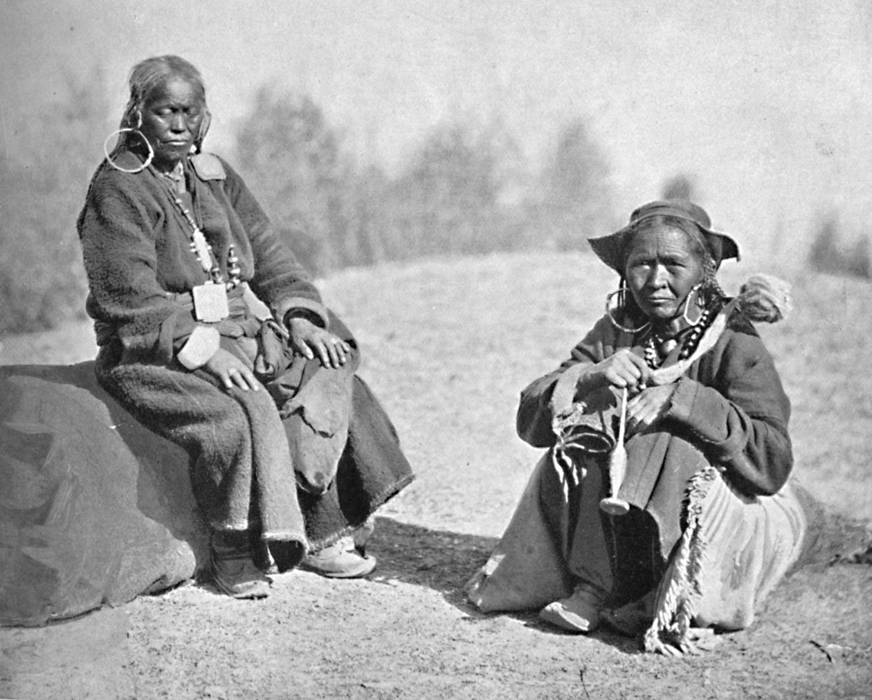 Ladakhi-kvinner av tibetansk stamme, 1902 av Bourne and Shepherd