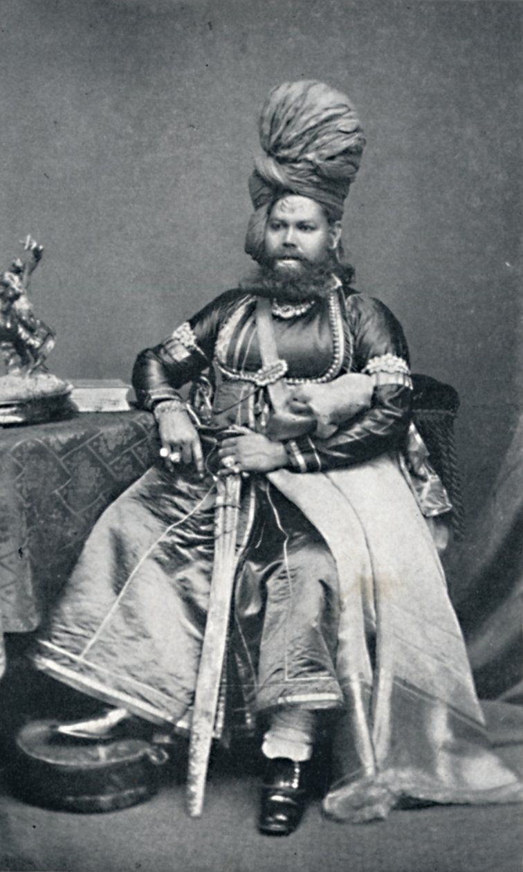 Maharaja av Panab, presidentskapet i Bombay, 1902 av Bourne and Shepherd