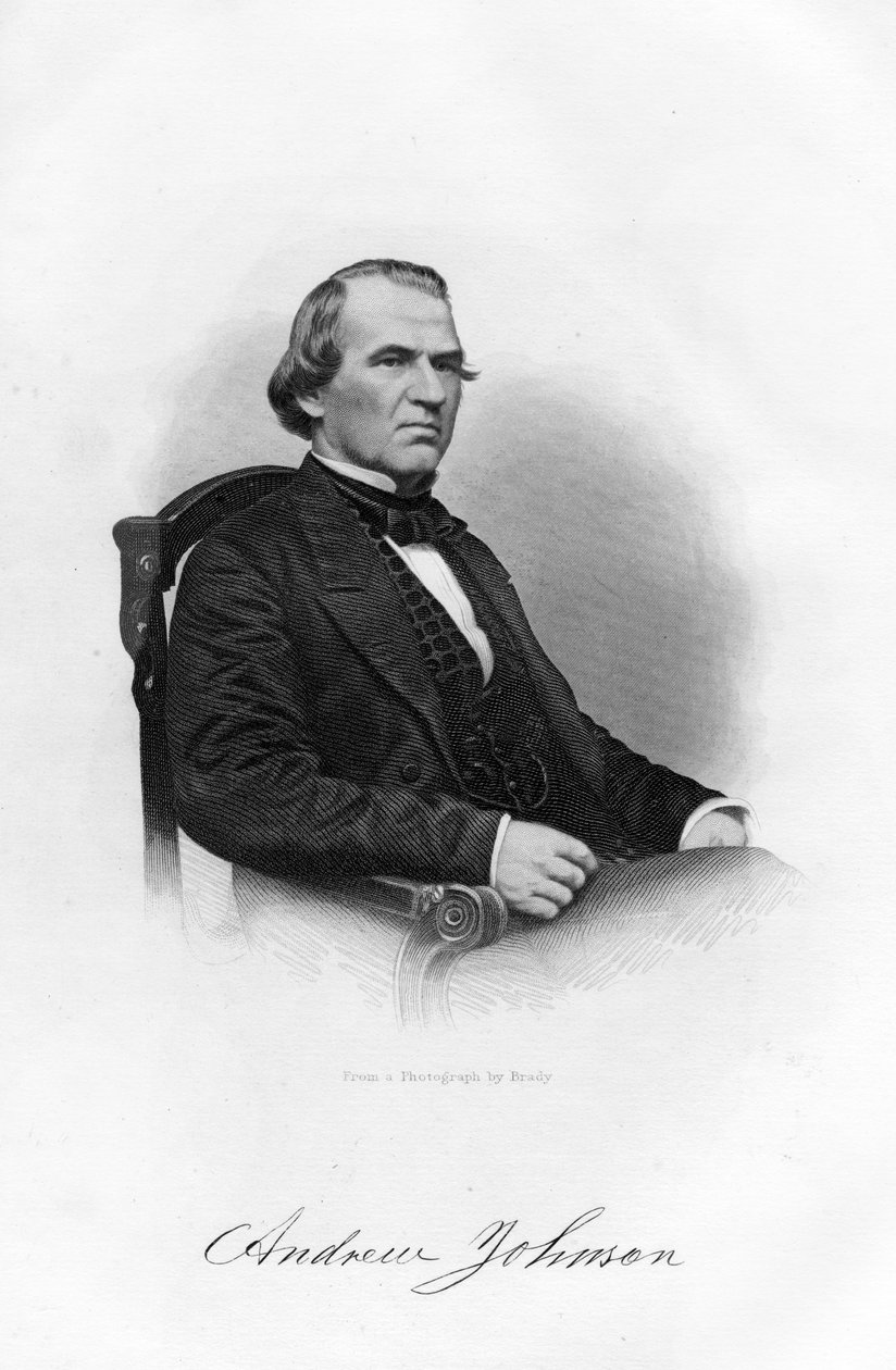 Andrew Johnson, 16. president i USA, 1862-1867. av Brady