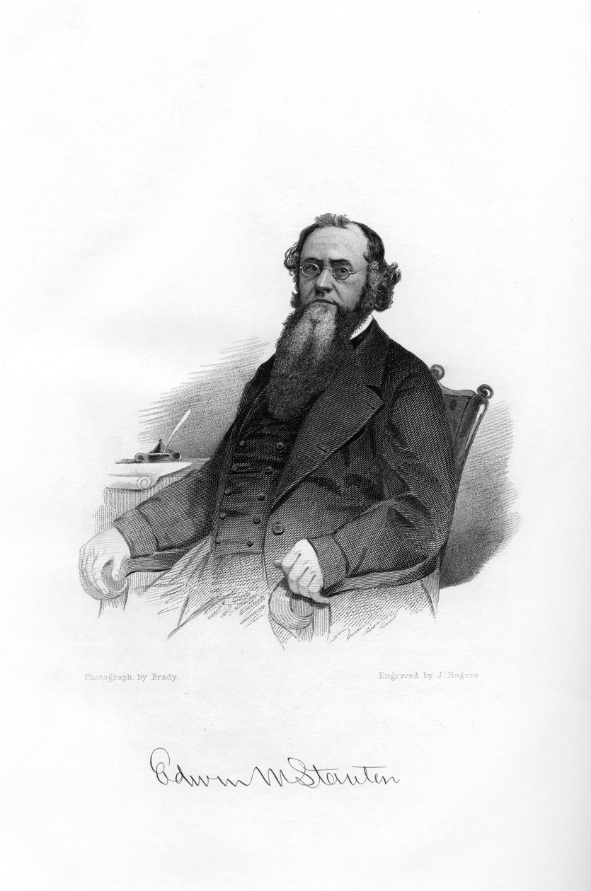 Edwin McMasters Stanton , amerikansk advokat, politiker, 1862-1867 av Brady