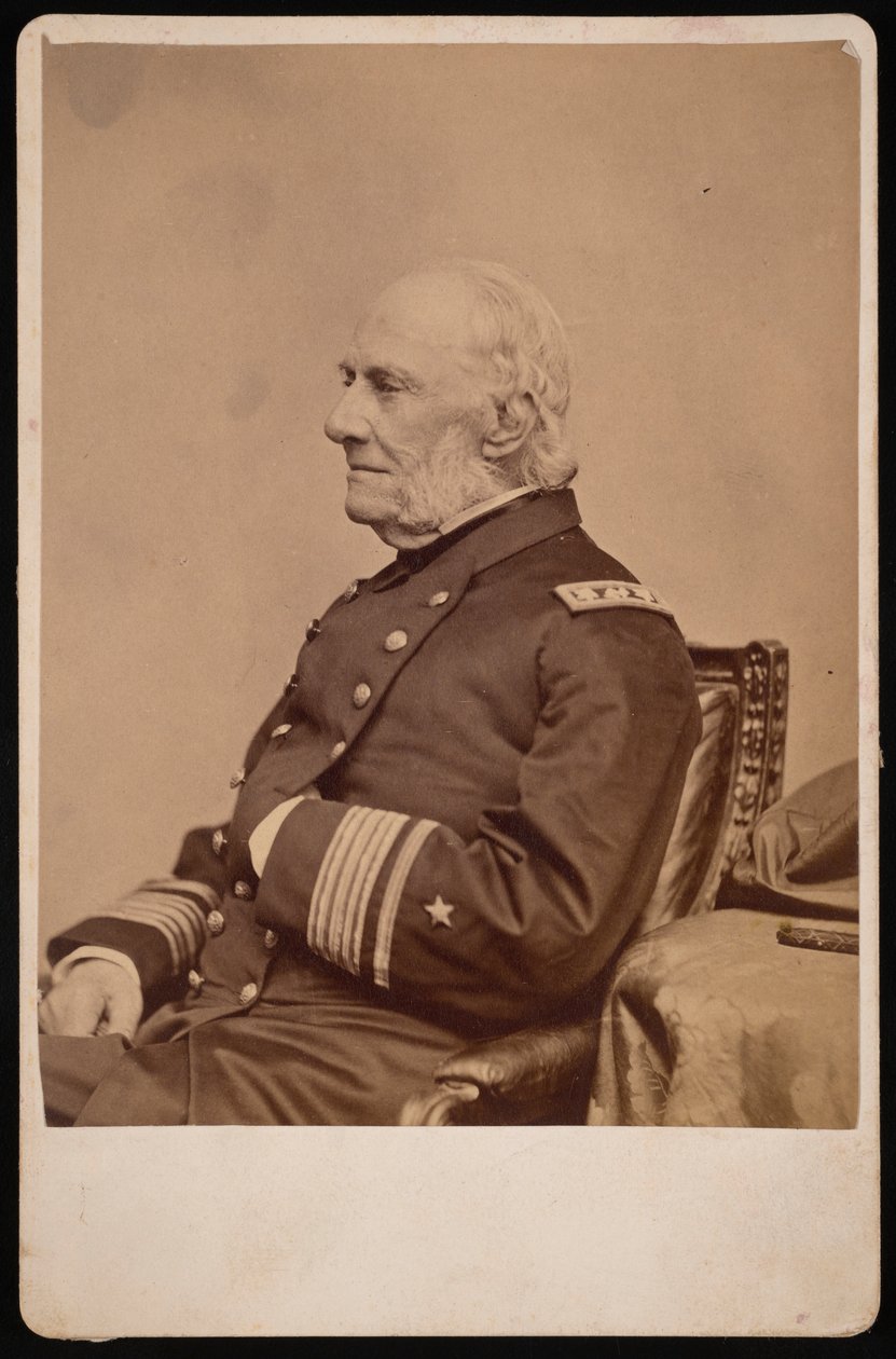 Portrett av admiral William Branford Shubrick 1790-1874, før 1874. av Brady