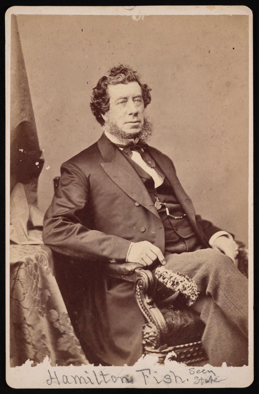 Portrett av Hamilton Fish 1808-1893, før 1893. av Brady