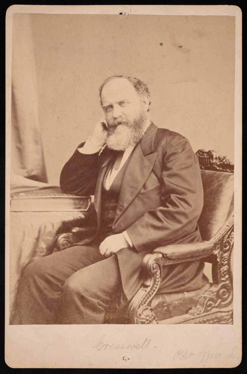 Portrett av John Angel James Creswell 1828-1891, før 1891. av Brady