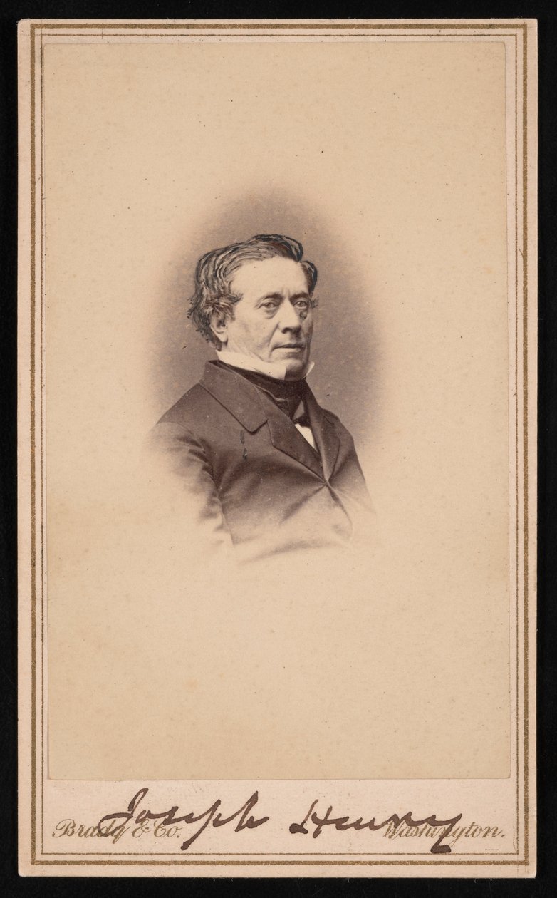 Portrett av Joseph Henry 1797-1878, mellom 1858 og 1869. av Brady