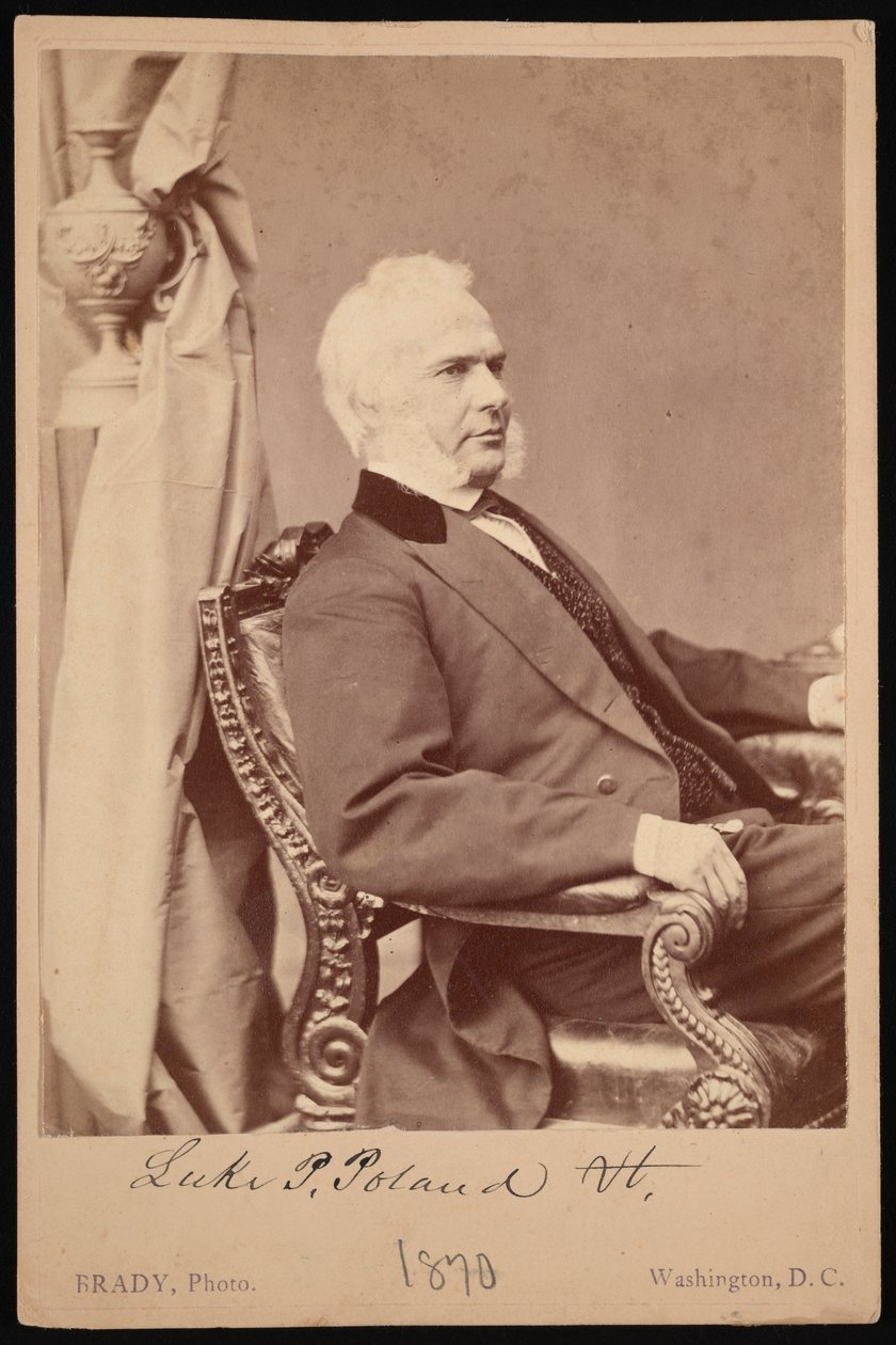 Portrett av Luke Potter Polen 1815-1887, 1870. av Brady