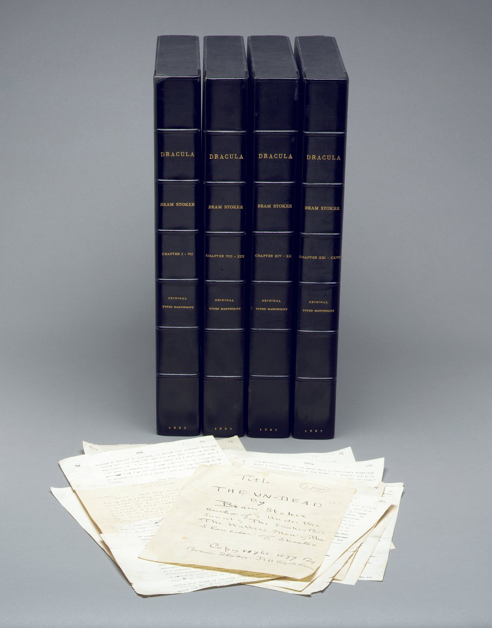 Bram Stokers originale maskinskrevne manuskript av 