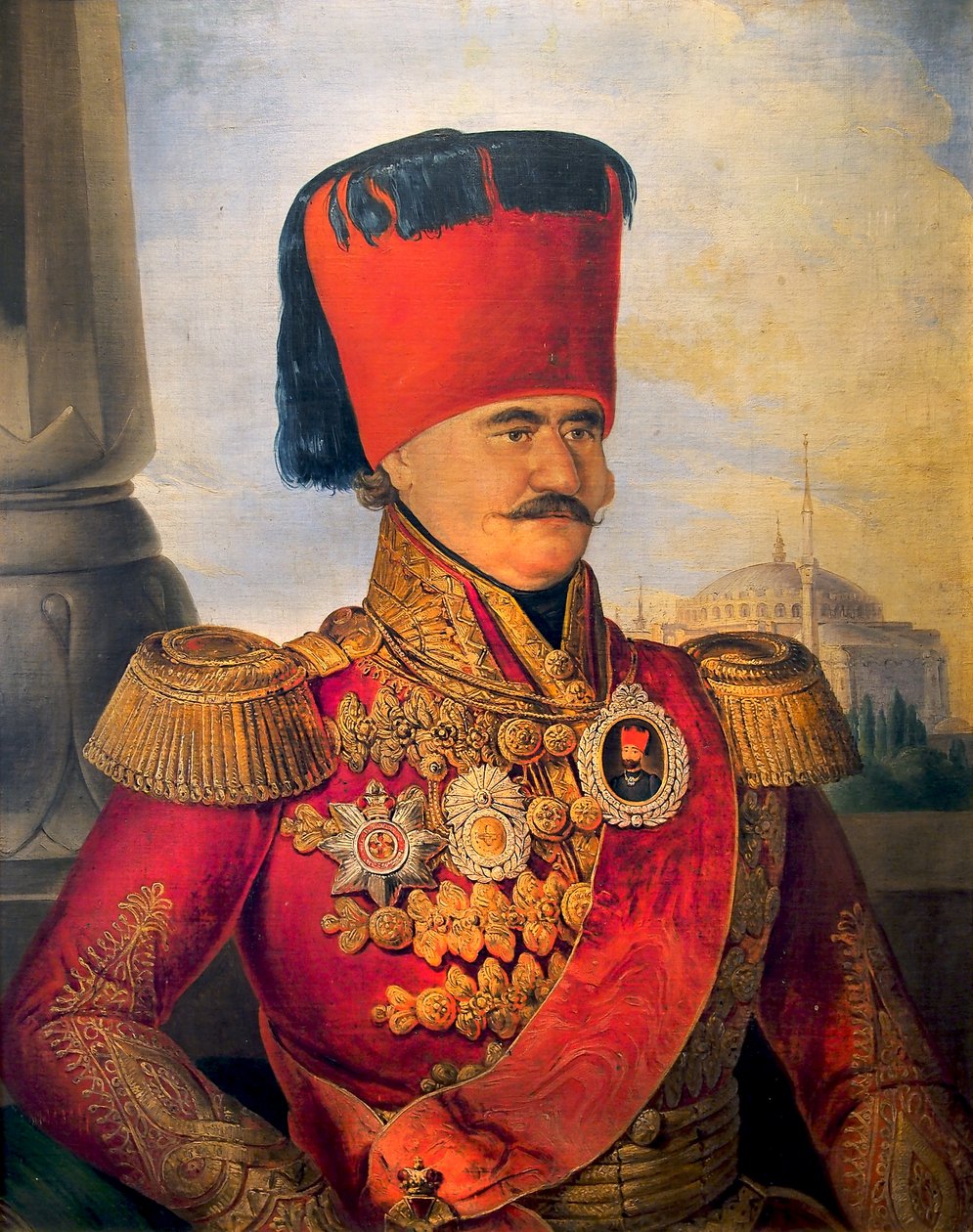 Milos Obrenovic I, prins av Serbia av Brandt