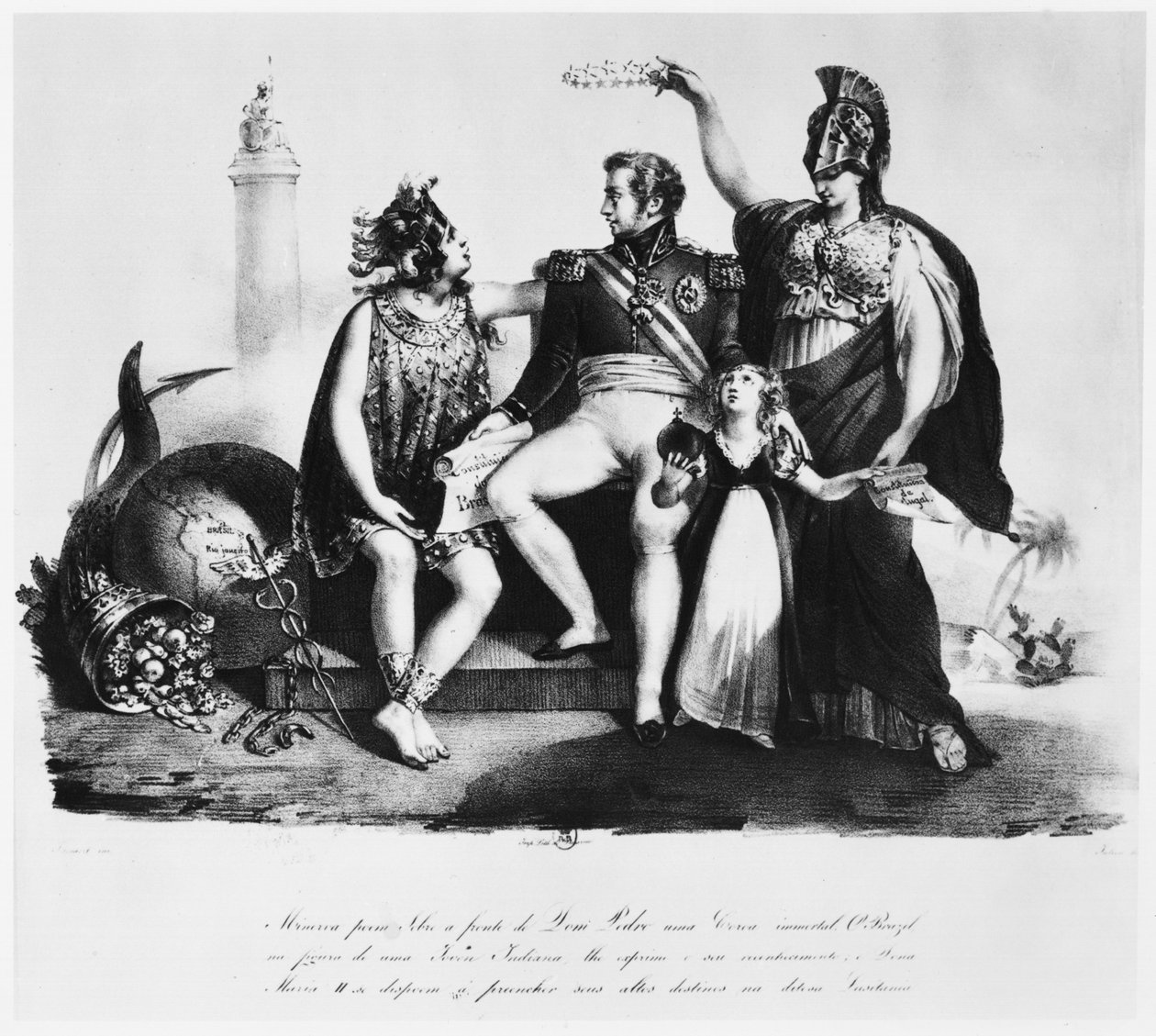 Pedro I (1798-1834) keiser av Brasil, 1800-tallet av Brazilian School