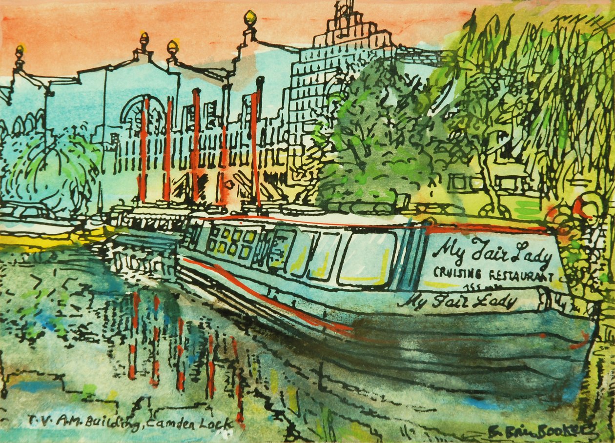 "My Fair Lady" på Regents Canal av Brenda Brin Booker