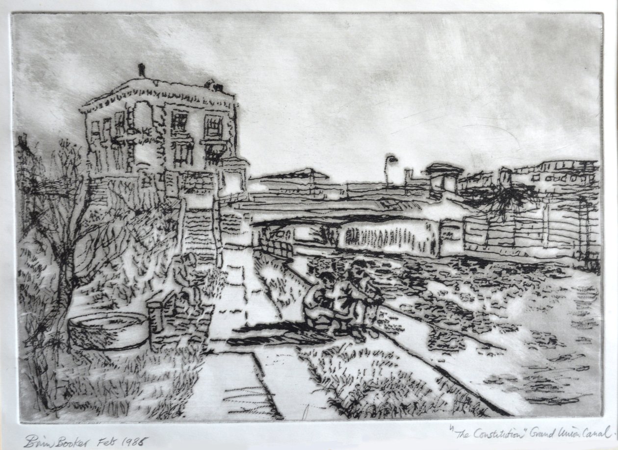 Pub ved Towpath, Camden av Brenda Brin Booker