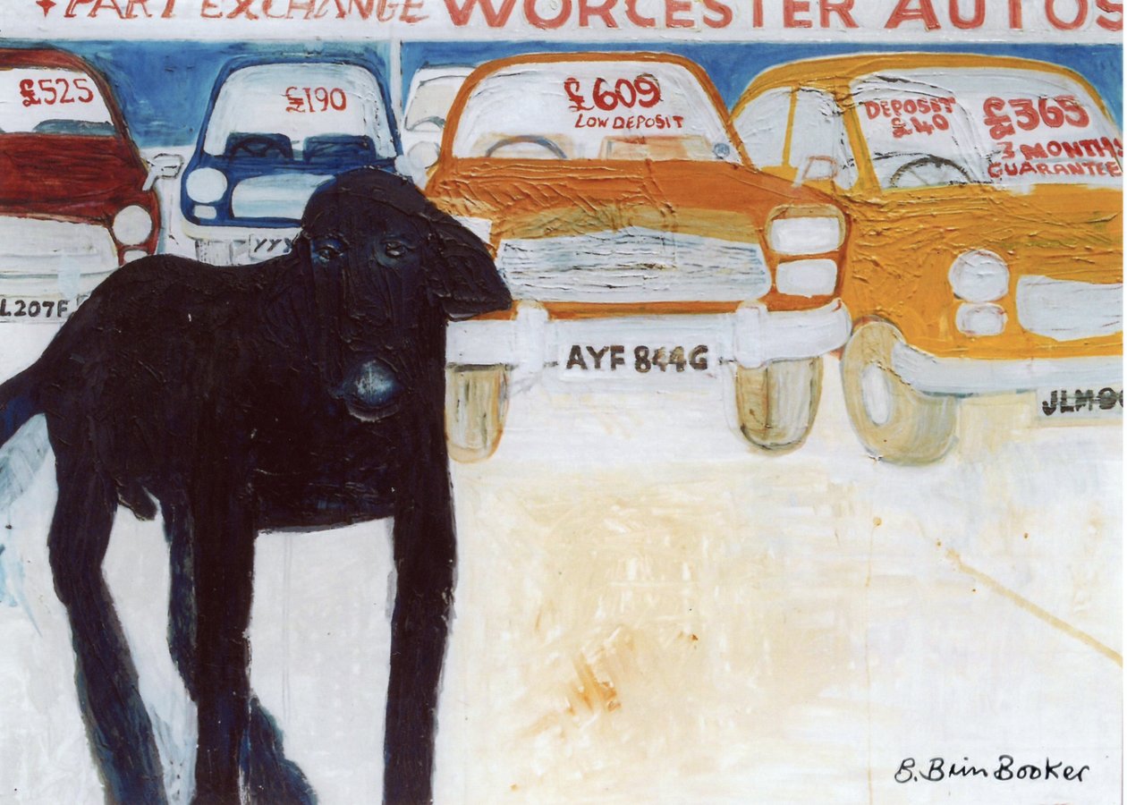 Rex hos Worcester Autos, Part Exchange av Brenda Brin Booker
