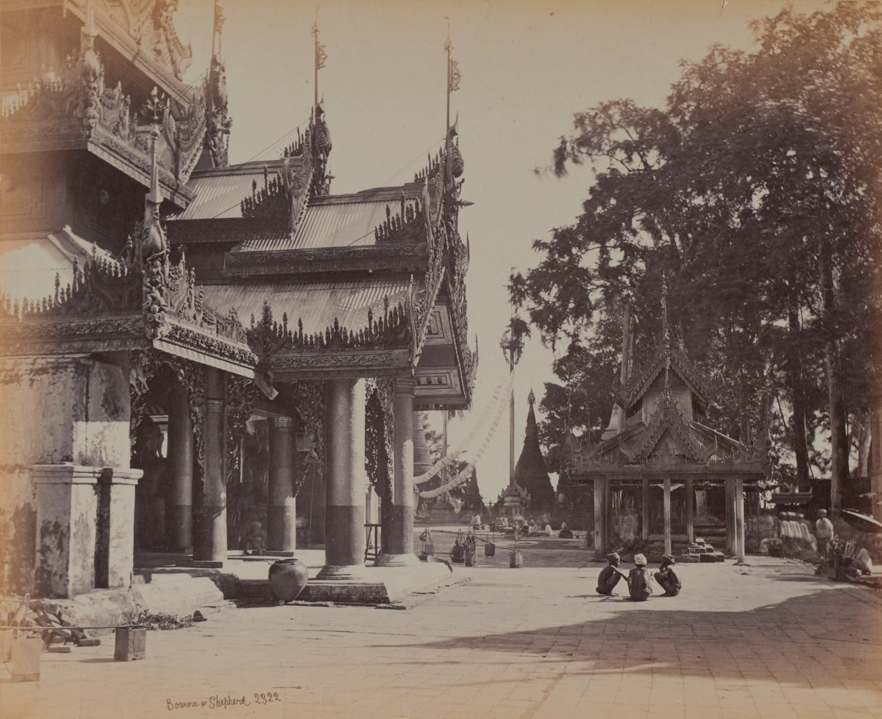 Retten i palasset, Mandalay av British Photographer