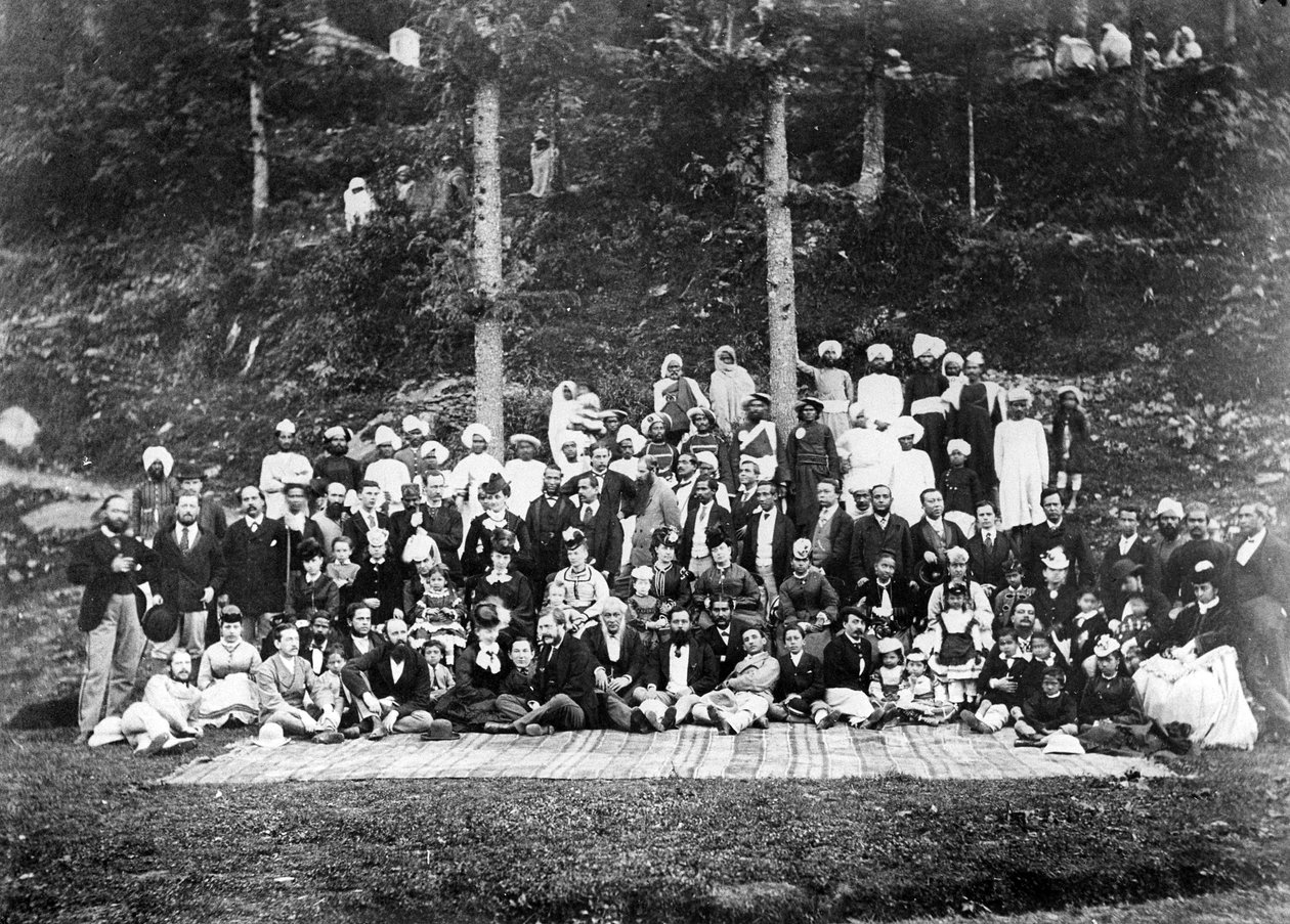 Foreign Office Pic Nic, 1871 av British Photographer