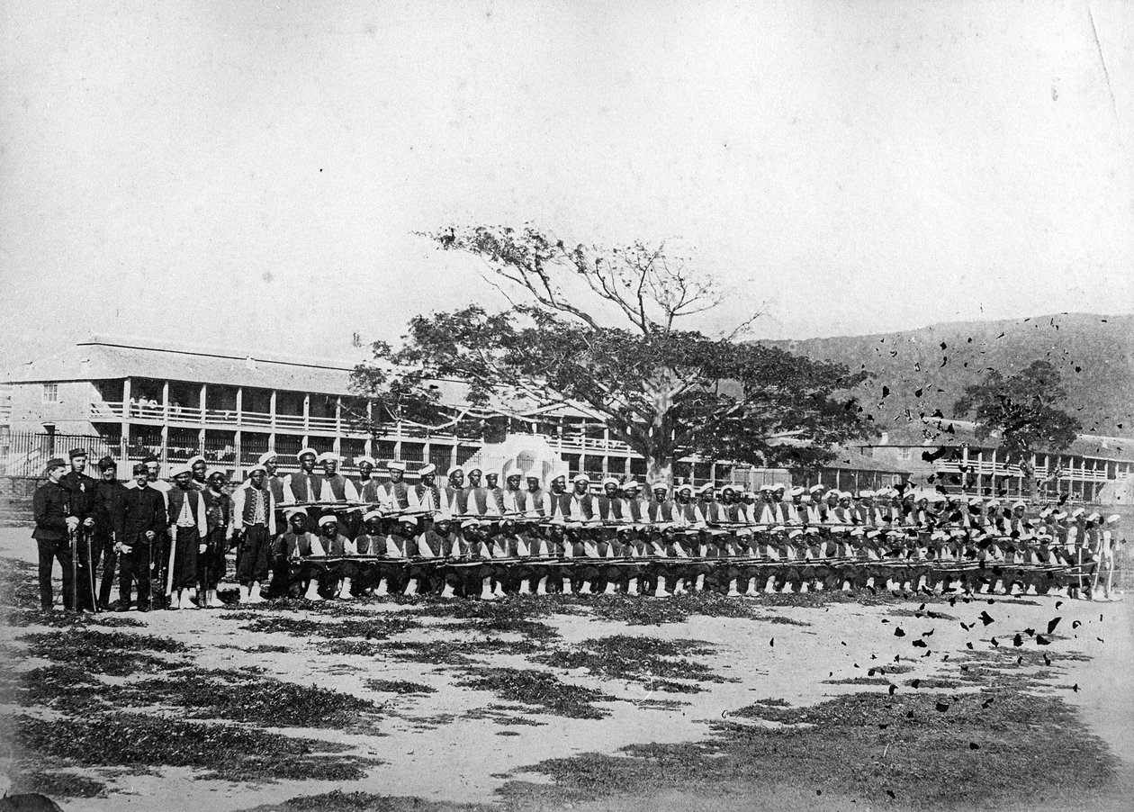 Soldater fra Vest-India-regimentet, ca. 1870-90 av British Photographer