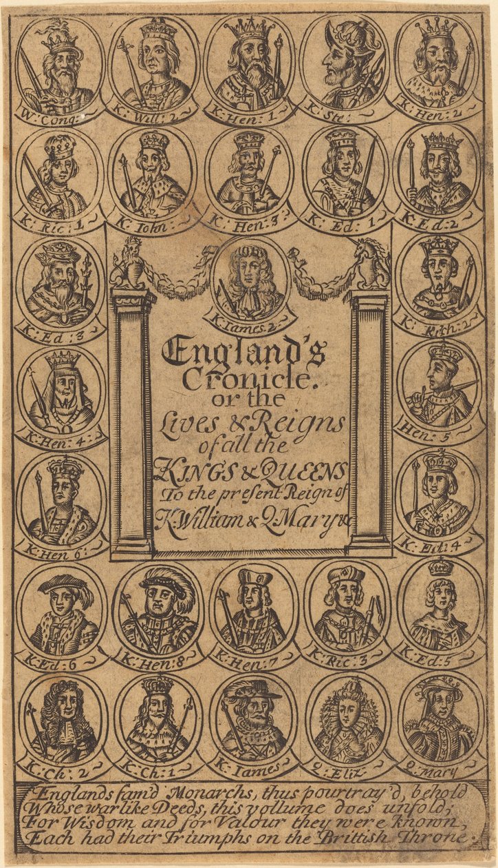 Frontispice av British 17th Century