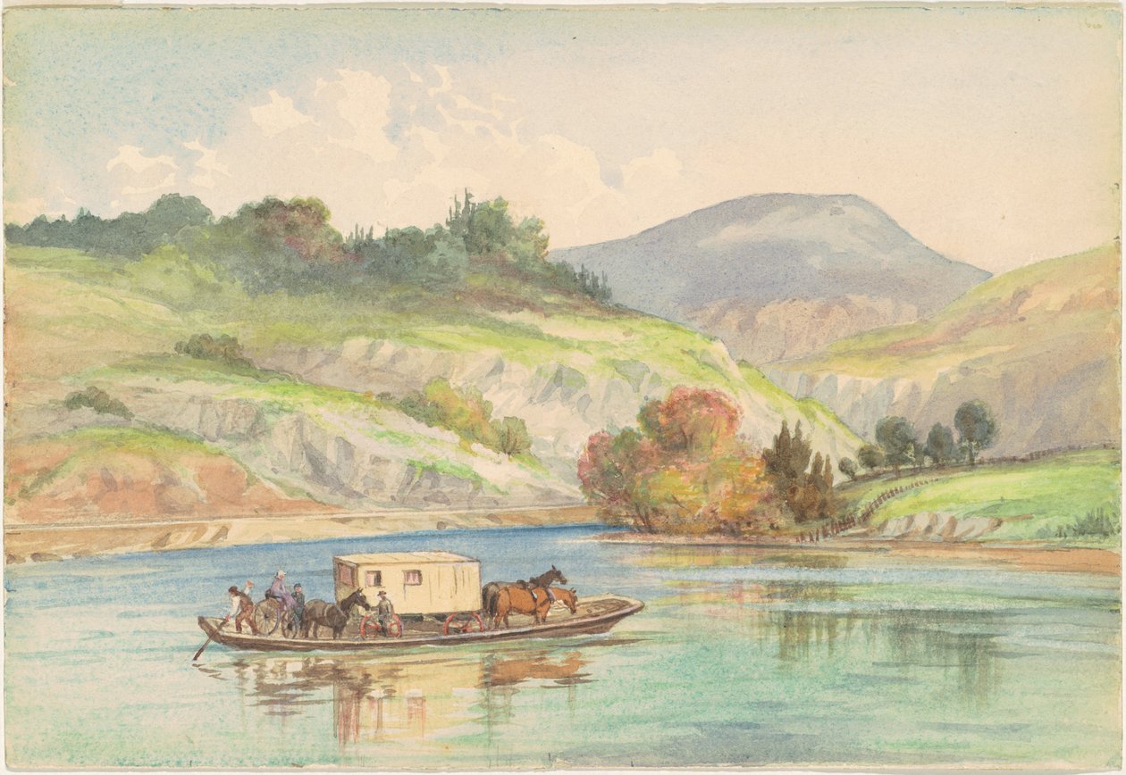 Krysser James River av British 19th Century