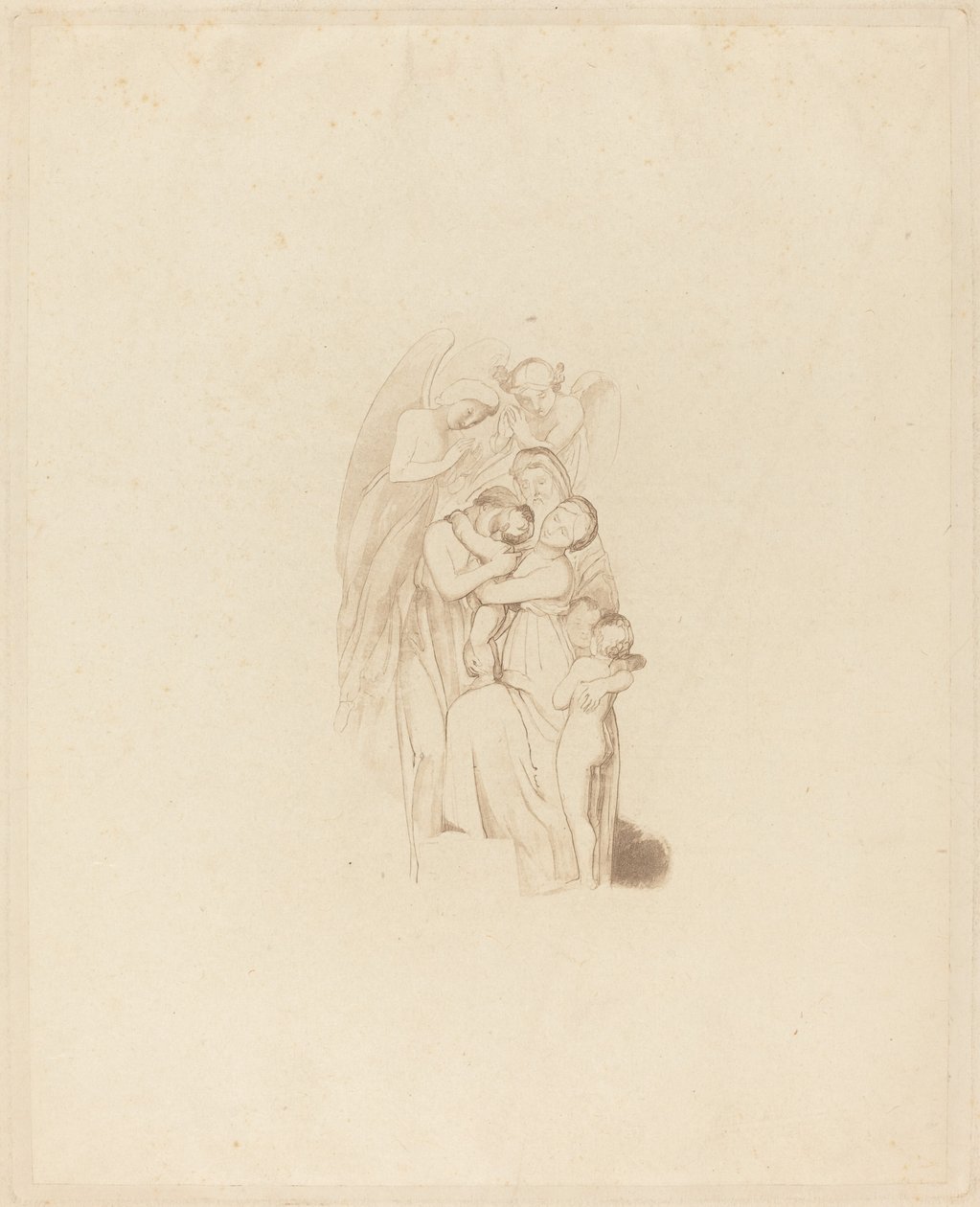 Hellig familie? med Angels l.1: The March of the Intellect av British 19th Century