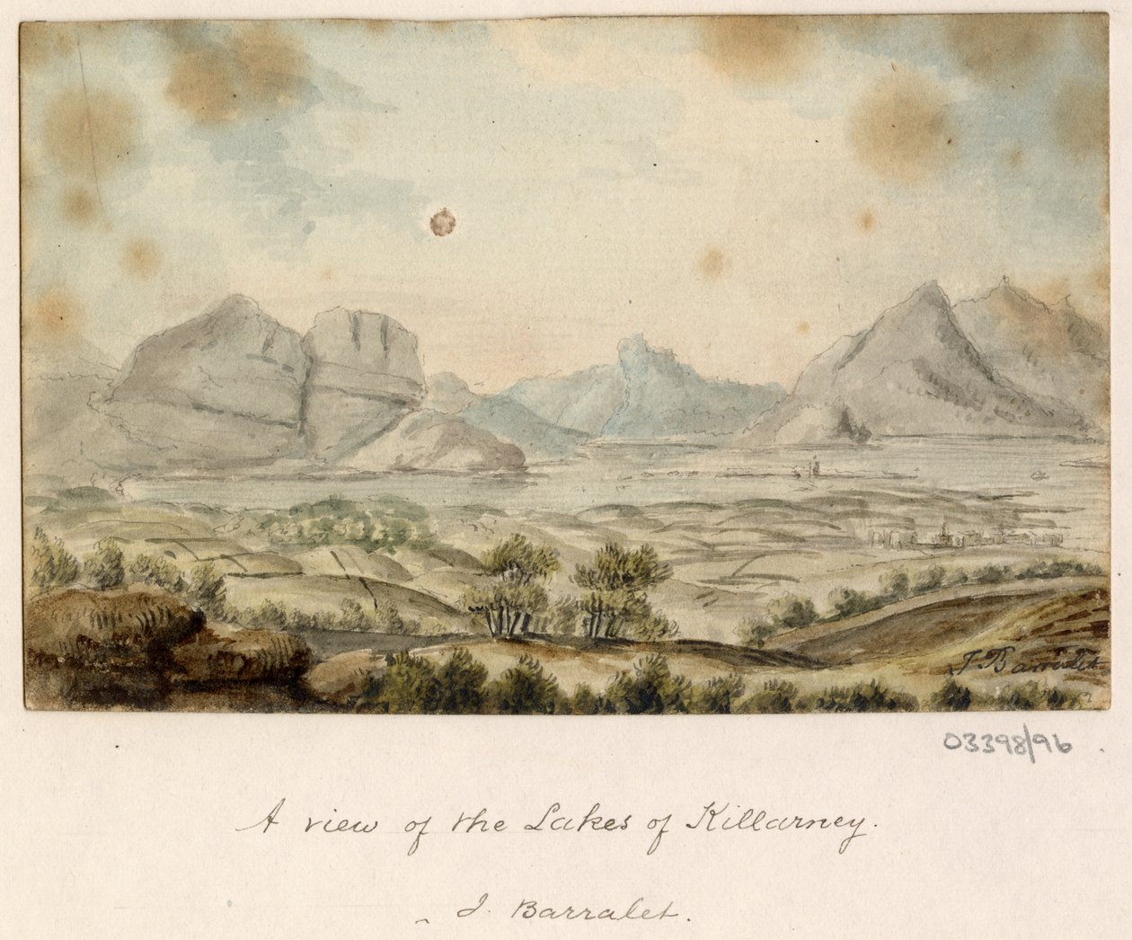 En serie skisser, utsikter i Storbritannia, kontinentet og Amerika 1772-1778 (akvarell) av British School