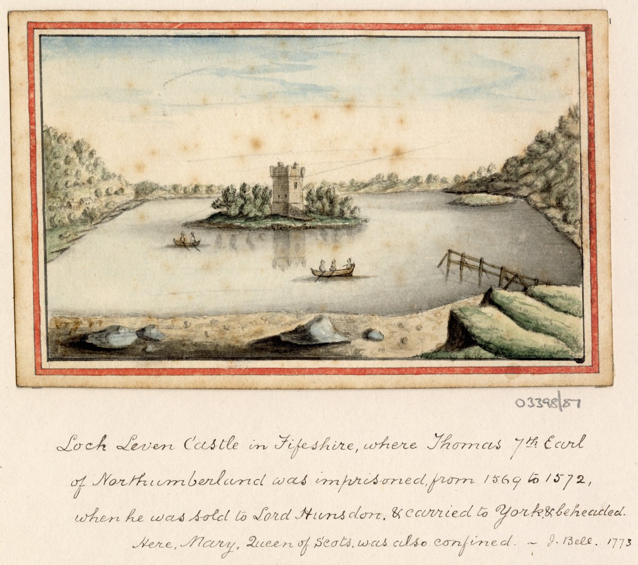 En serie skisser, utsikter i Storbritannia, kontinentet og Amerika 1772-1778 (akvarell) av British School