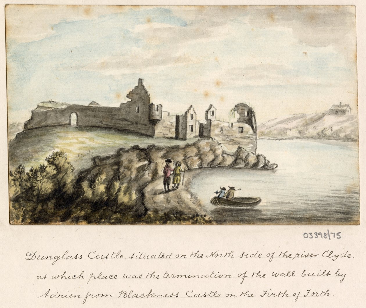 En serie skisser, utsikter i Storbritannia, kontinentet og Amerika 1772-1778 (akvarell) av British School