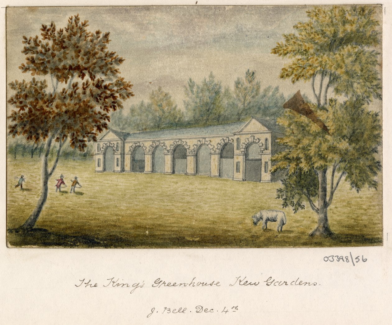 En serie skisser, utsikter i Storbritannia, kontinentet og Amerika 1772-1778 (akvarell) av British School