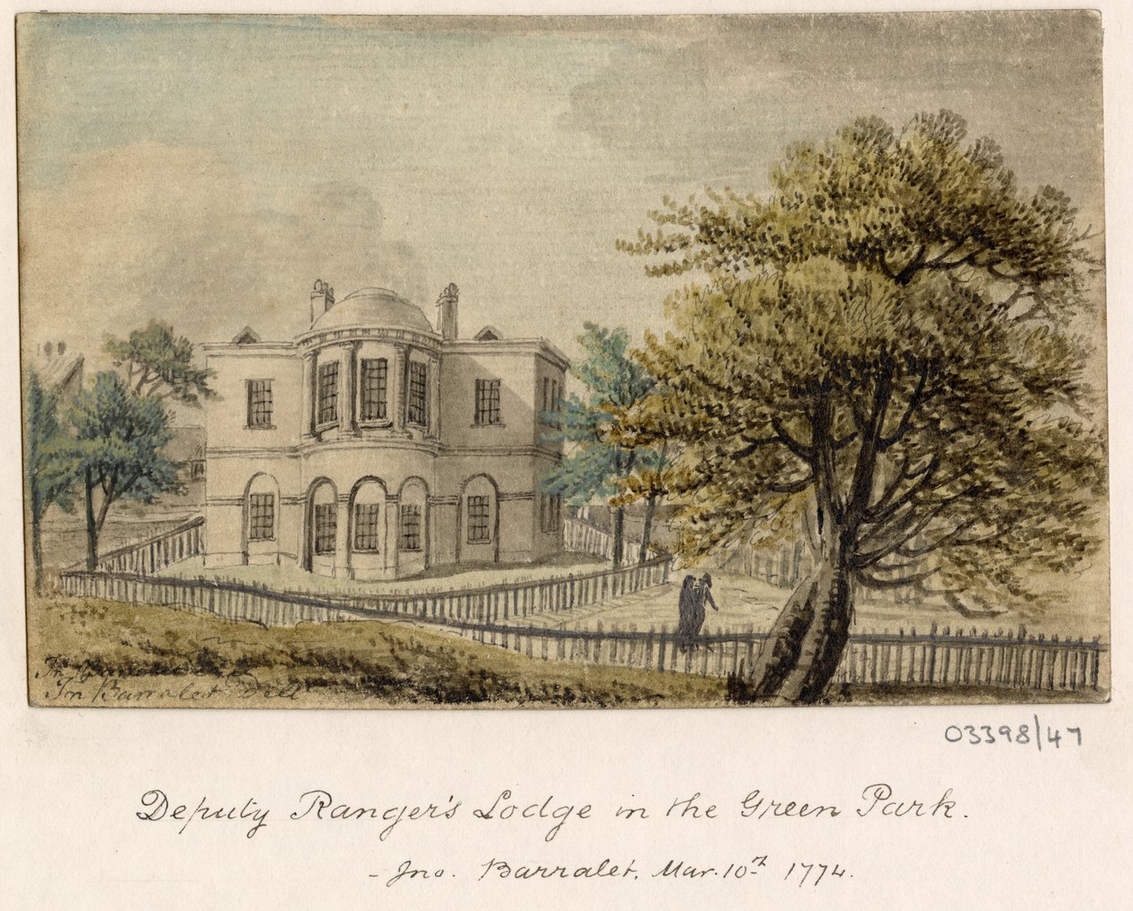 En serie skisser, utsikter i Storbritannia, kontinentet og Amerika 1772-1778 (akvarell) av British School