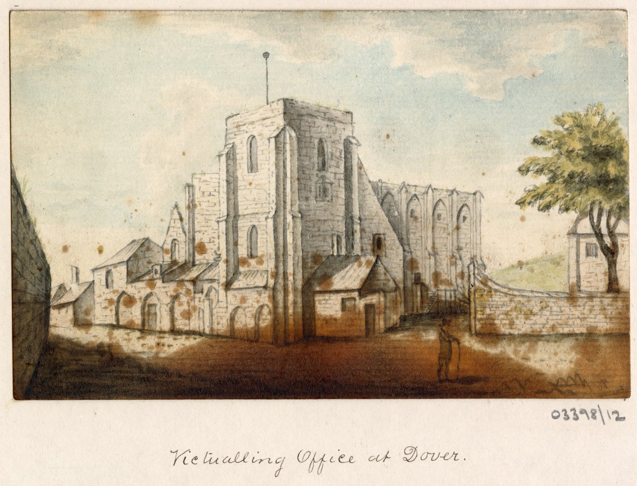 En serie skisser, utsikter i Storbritannia, kontinentet og Amerika 1772-1778 (akvarell) av British School