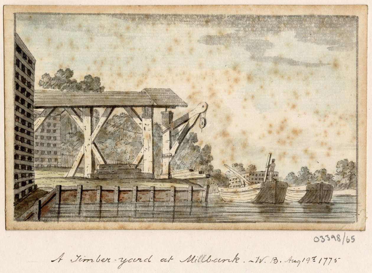 En serie skisser, utsikter i Storbritannia, kontinentet og Amerika 1772-1778 (akvarell) av British School