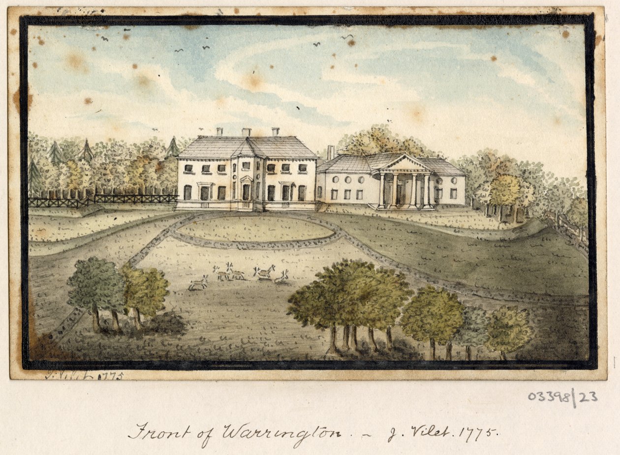 En serie skisser, utsikter i Storbritannia, kontinentet og Amerika 1772-1778 (akvarell) av British School