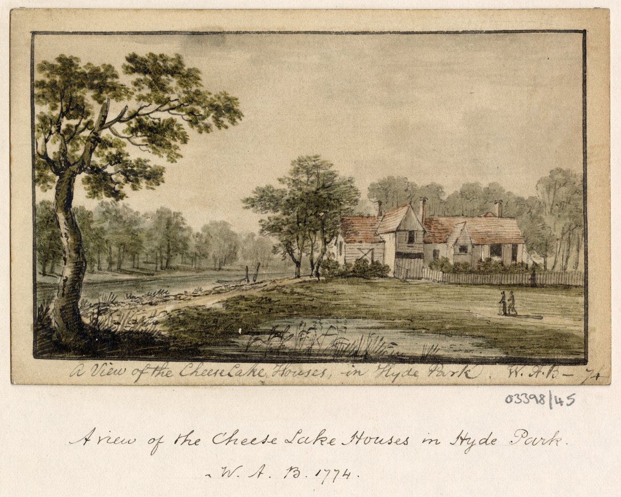 En serie skisser, utsikter i Storbritannia, kontinentet og Amerika 1772-1778 (akvarell) av British School
