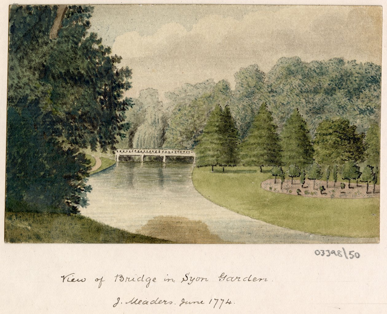 En serie skisser, utsikter i Storbritannia, kontinentet og Amerika 1772-1778 (akvarell) av British School