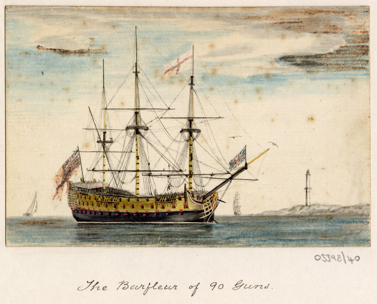 En serie skisser, utsikter i Storbritannia, kontinentet og Amerika 1772-1778 (akvarell) av British School