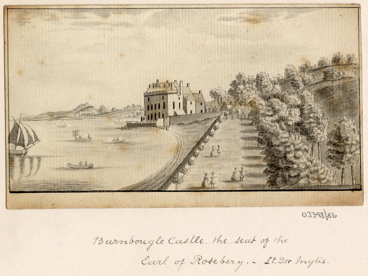 En serie skisser, utsikter i Storbritannia, kontinentet og Amerika 1772-1778 (akvarell) av British School