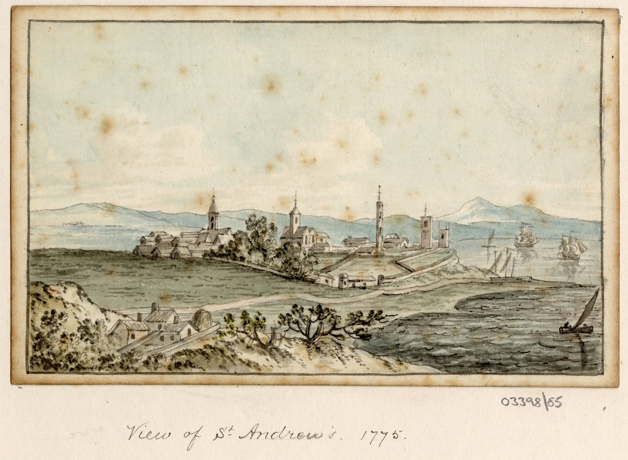 En serie skisser, utsikter i Storbritannia, kontinentet og Amerika 1772-1778 (akvarell) av British School