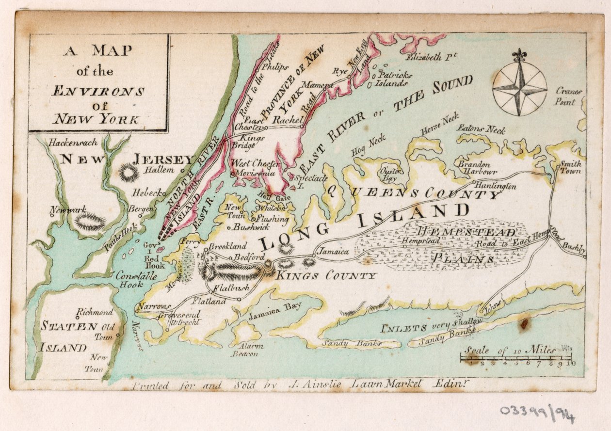 En serie skisser, utsikter i Storbritannia, kontinentet og Amerika 1772-1778 (akvarell) av British School